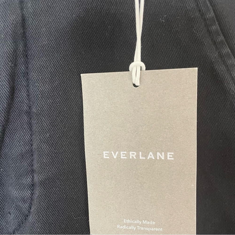 NEW WITH TAGS Everlane Black The Organic Wide-Leg Pant in Size 0 - Picture 5 of 8